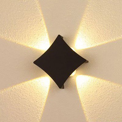 Đèn Tường Đen Vuông Chiếu Sáng Đa Chiều | TE-016 - EURO